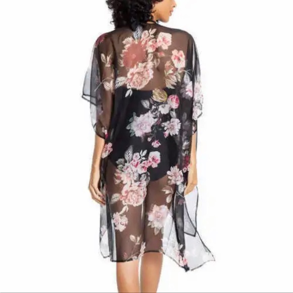 Cyn & Luca 1 Piece Swimsuit & Kimono Set Bathing Suit & Cover-Up - Picture 2 of 4